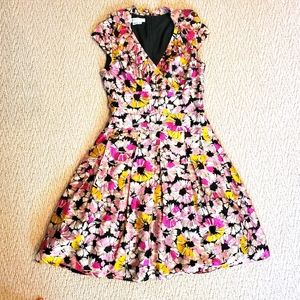 Floral Kay Unger dress